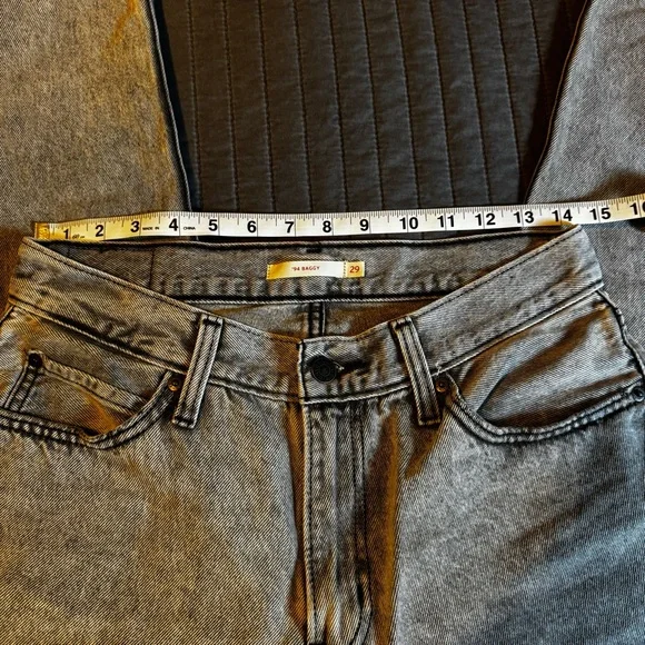 Levi’s ‘94 Baggy grey denim, women’s size 29 - Picture 3 of 5